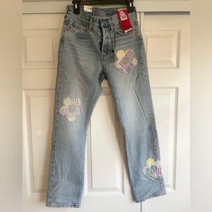 Levi’s 501 flower patchwork fresh as a daisy